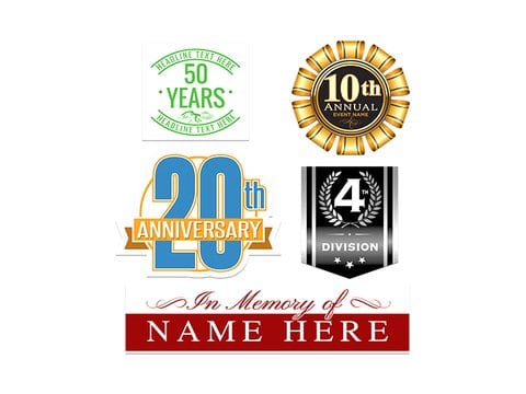 Commemorative Labels