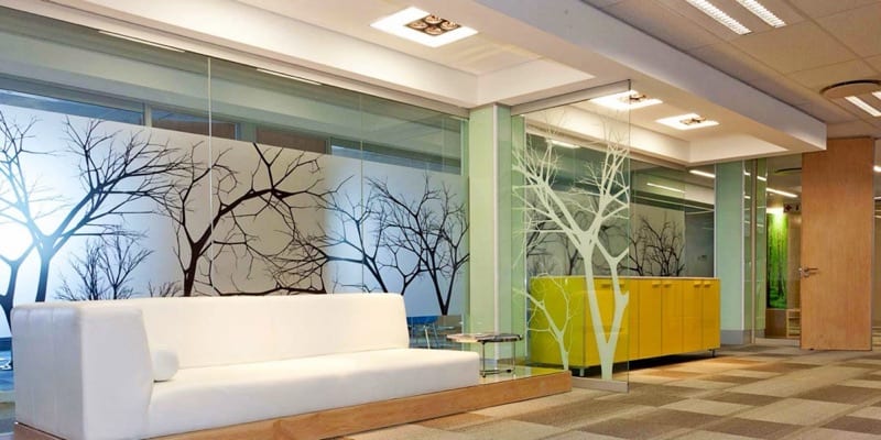 Frosted glass film